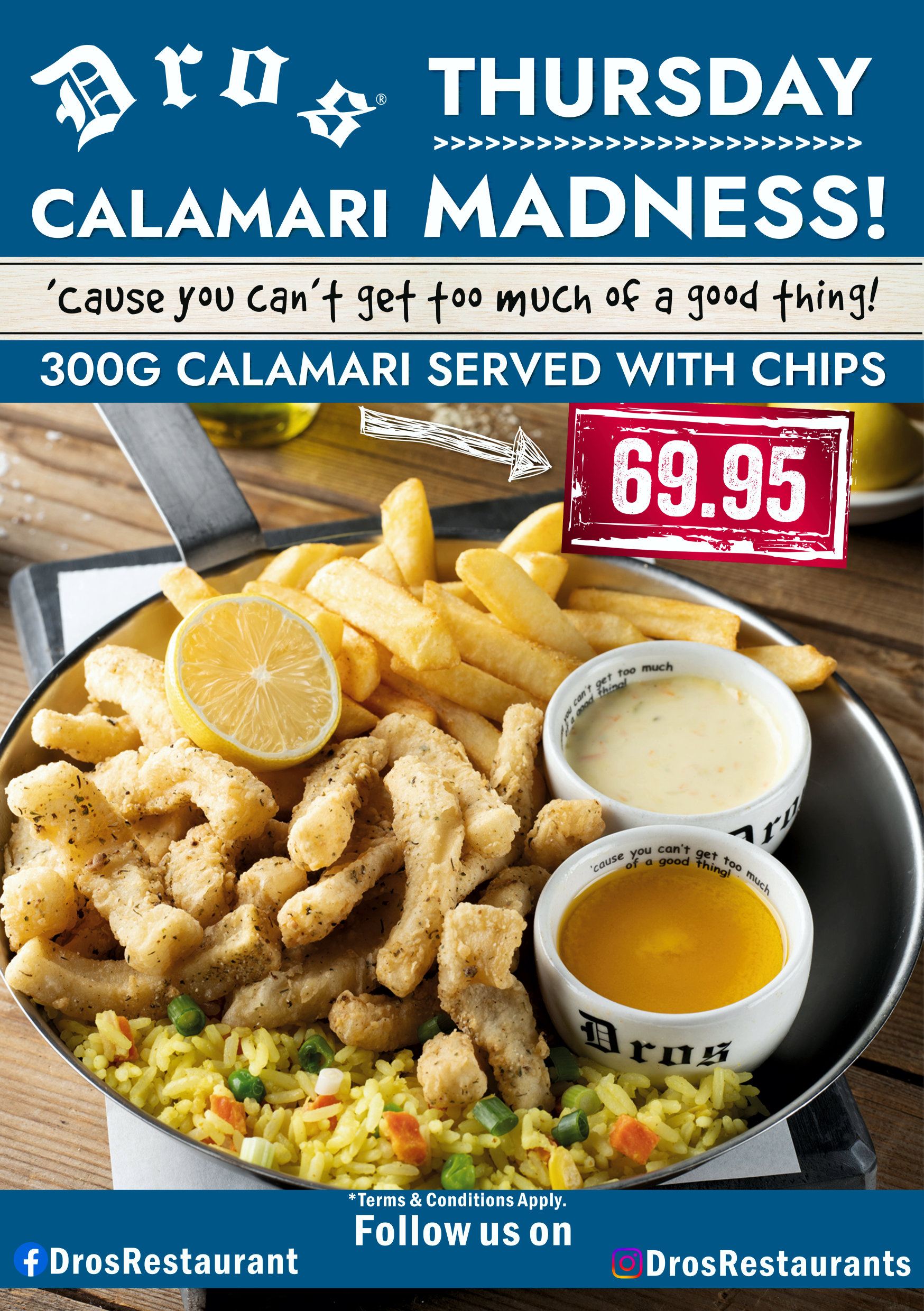 Image of September 2023 Dros Calamari Thursday Special Offer